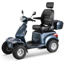 AFDD 4-Rad-Mobilitätsroller, 1000 W, 25 km/h, 30-50km, Schwarz