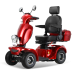 BSYS 4-Rad-Mobilitätsroller, 500 W, 15 km/h, Elektromagnetische Bremse, Rot
