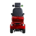 BSYS 4-Rad-Mobilitätsroller, 500 W, 15 km/h, Elektromagnetische Bremse, Rot