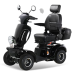 BSYS 4-Rad-Mobilitätsroller, 500 W, 15 km/h, Elektromagnetische Bremse, Schwarz