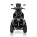 DJD-4-Rad-roller Elektrisch Senioren 1000 W 12/25 km/h All-Terrain-Reifen Schwarz