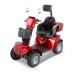 DJD2D 4-Rad-Mobilitätsroller, 1000 W, 15 km/h, Elektromagnetische Bremse, Rot