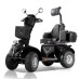 DJD2D 4-Rad-roller Elektrisch Senioren, 1000 W, 15 km/h, Elektromagnetische Bremse, Schwarz