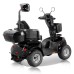 DJD2D 4-Rad-roller Elektrisch Senioren, 1000 W, 15 km/h, Elektromagnetische Bremse, Schwarz
