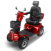 DJD2D 4-Rad-Mobilitätsroller, 1000 W, 15 km/h, Elektromagnetische Bremse, Rot