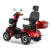 DJD2D 4-Rad-Mobilitätsroller, 1000 W, 15 km/h, Elektromagnetische Bremse, Rot