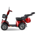 DJD2D 4-Rad-Mobilitätsroller, 1000 W, 15 km/h, Elektromagnetische Bremse, Rot