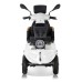 DJ(x)-4-Rad-roller Elektrisch Senioren, 1000 W, 25 km/h, Intelligenter Sitz，Weiß+