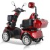 DJ(x)-4-Rad-roller Elektrisch Senioren, 1000 W, 25 km/h, Intelligenter Sitz，Rot