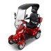 XL-4-Rad-Elektromobil für Senioren Seniorenmobil, 1000 W, 25 km/h, 30-50 km Reichweite Rot