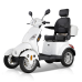XL-4-Rad-Elektromobil für Senioren Seniorenmobil, 500 W, 25 km/h, 40–60 km Reichweite Weiß