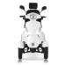XL-4-Rad-Elektromobil für Senioren Seniorenmobil, 500 W, 25 km/h, 40–60 km Reichweite Weiß